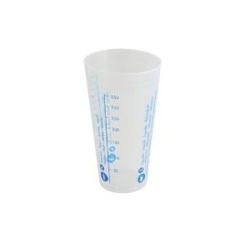 Vaso graduado 750 ml de plástico