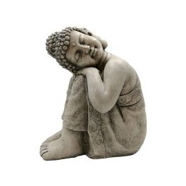 Buda durmiendo de poliresina 30x40x48 cm