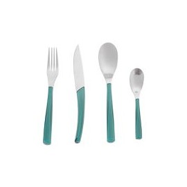 Jgo Cubiertos 16Pz Turqueza