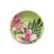 Plato trinche melamina 26c flor verde Fantasy Garden