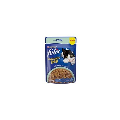 Alimento p/gato delicias de atún 85 g
