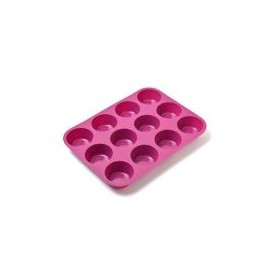 Molde silicón p/12 panqués 29.5x22.5 morado