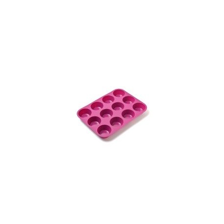Molde silicón p/12 panqués 29.5x22.5 morado