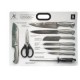 Set de cuchillos 9 piezas de acero inoxidable