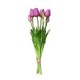 Bouquet De Tulipanes Morados Artificial