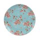Plato 19X19Cm Floral A Turqu