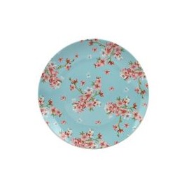 Plato 19X19Cm Floral A Turqu