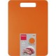 Tabla para picar uso reversible, color naranja ideal para carnes rojas