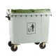 Contenedor con ruedas verde 660 L