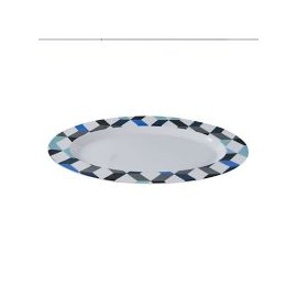 Plato Ovalado Blue Crush