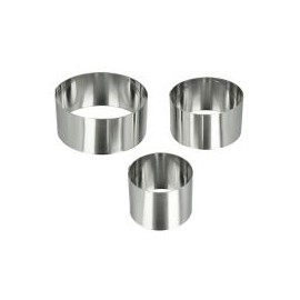 Set de aros para decorar comida 3 piezas