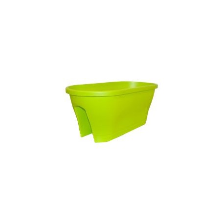 Maceta grande para barandal color verde