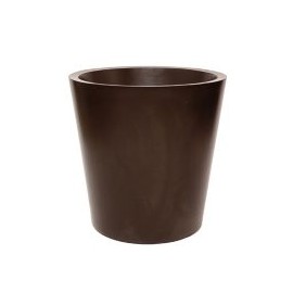 Maceta plástico imperial 331 chocolate 31" deco int./ext
