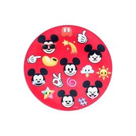 Plato ensalada bambú Mickey emoji