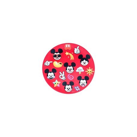 Plato ensalada bambú Mickey emoji