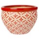 Maceta panal rojo 17x12