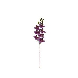 Orquidea Phaleanopsis Mini Tacto Natural Morado Artificial