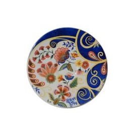 Platillo Flores Azul