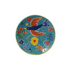Plato 15Cm Pajaro Azul