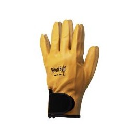 Guante de nylon recubierto de nitrilo espumoso T-M