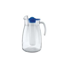Jarra de vidrio Artic 2800 ml, con refrigerante  y tapas de plástico
