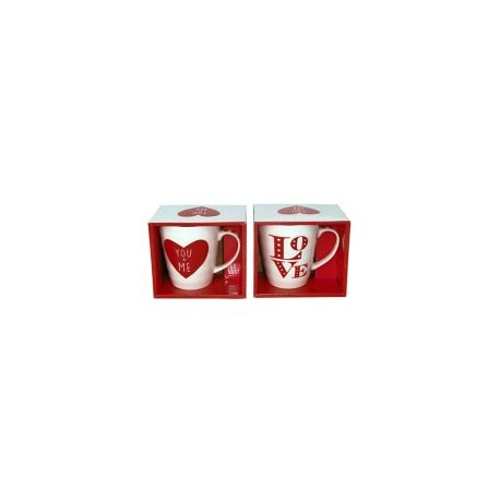 Tarro porcelana love caja regalo 350 ml