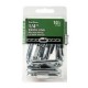 Eslabones c/rosca zinc 1/4" x 10 pc en blíster