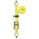 SUJETADOR PARA 2000 KG DE 2" X 8MTS CON MATRACA MATERIAL NYLON RESISTENTE