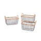 Set 3 canastos oval