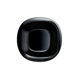 Plato llano 27 cm Carine negro