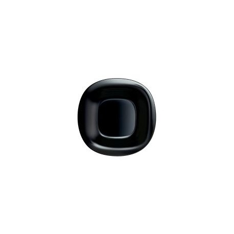 Plato llano 27 cm Carine negro