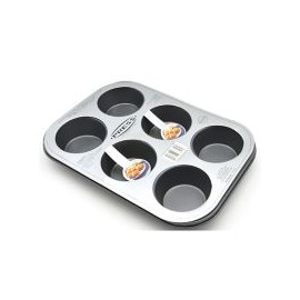 Molde antiadherente panque 6 cavidades