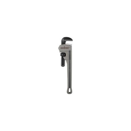 Llave stillson de alumino marca Uberman, para tubería de hasta 14 pulgadas