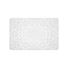 Mantel ind Lace pvc 45x30 blanco