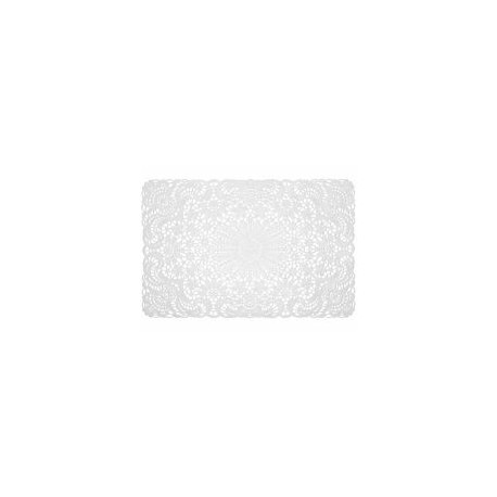 Mantel ind Lace pvc 45x30 blanco