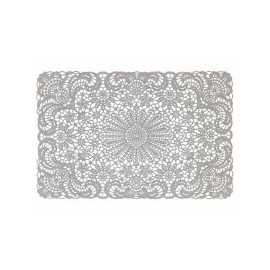 Mantel ind Lace pvc 45x30 gris
