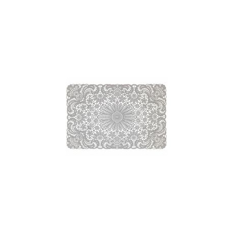 Mantel ind Lace pvc 45x30 gris