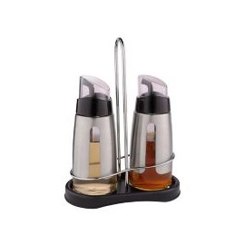 Set de aceitera y vinagrera 320 ml c/rack