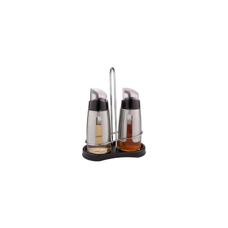 Set de aceitera y vinagrera 320 ml c/rack