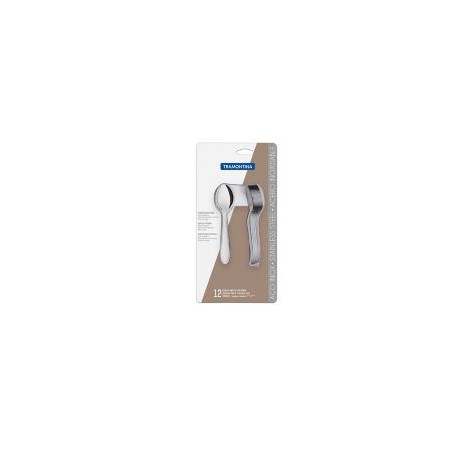Set 12 cucharas café acero inoxidable