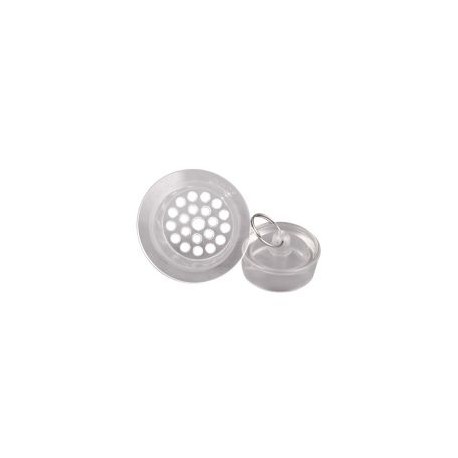 Coladera y tapon para lavabo y lavadero de 32 mm (1 1/4")