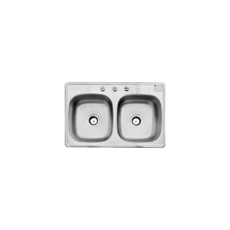 Fregadero 2 cubetas C-110