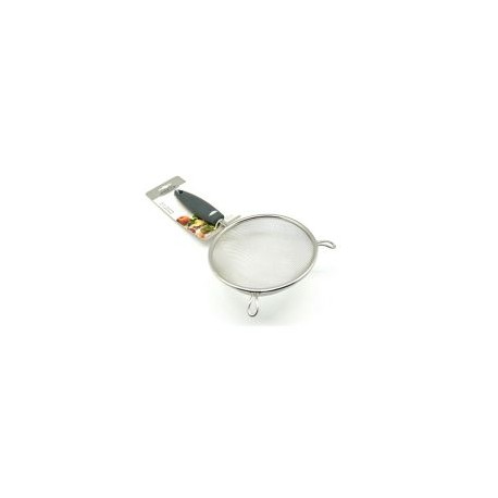 Colador acero inoxidable mango plástico 14cm