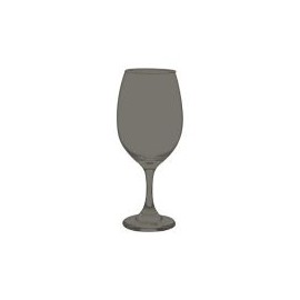 Juego 2 copas vino color humo