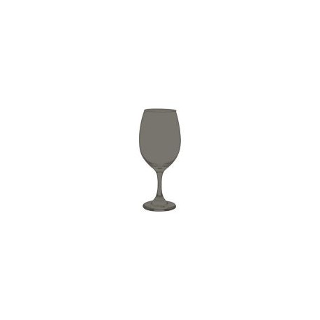 Juego 2 copas vino color humo