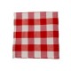 Mantel cuadrado 136x136 Camping rojo