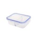 Contenedor vidrio 2 divisiones rectangular 640ml