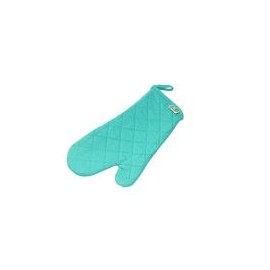 Guante 100% Algodón Liso Turquesa Zara