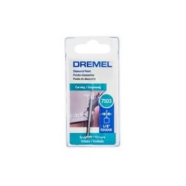 Fresa diamantada 5/64'' materiales duros
