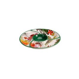 Botanero chip&dip flores 33cm